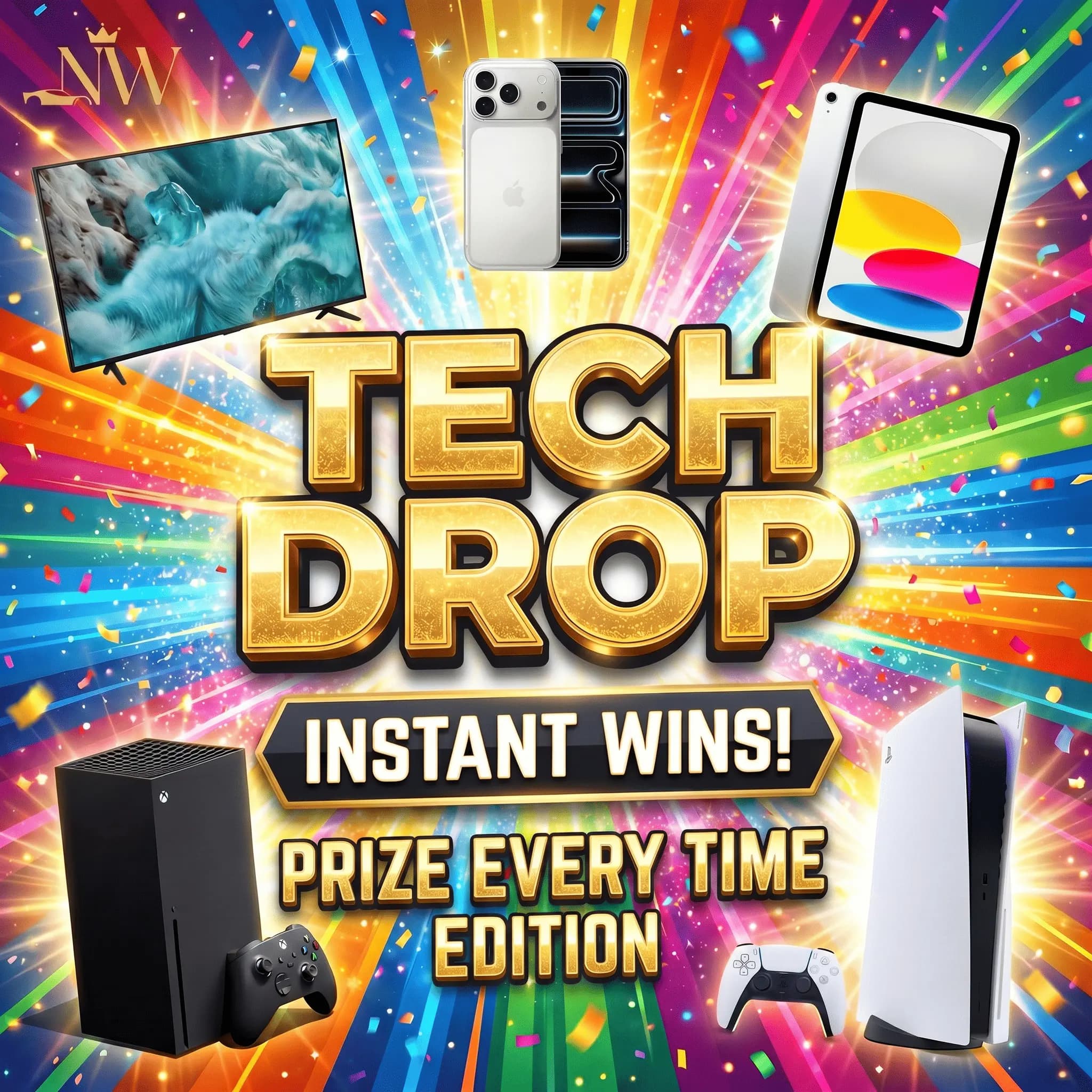 Tech Drop Instant Wins: Prize Every Time Edition